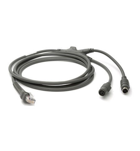 Zebra CBA-K01-S07PAR кабель подключение через порт клавиатуры PS/2